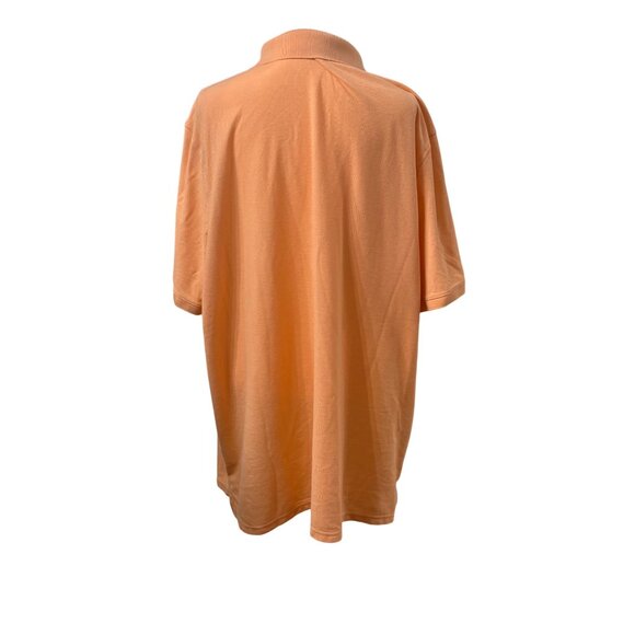 Sonoma Mens 3XB Orange Polo Golf Shirt Short Sleeve Classic Fit - Picture 3 of 9